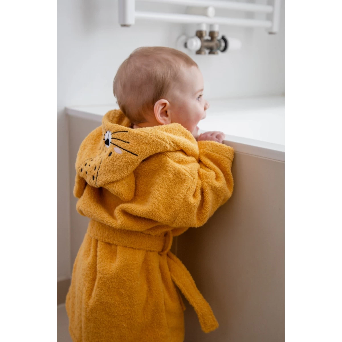 Blush & Blossom Leopard Lenny 1-2jr Badstof Badjas TR-BB4202 - Afbeelding 8