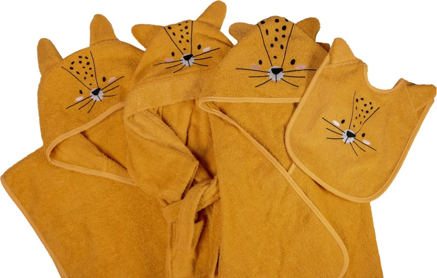 Blush & Blossom Leopard Lenny Badstof Badcape TR-BB4204 - Afbeelding 4