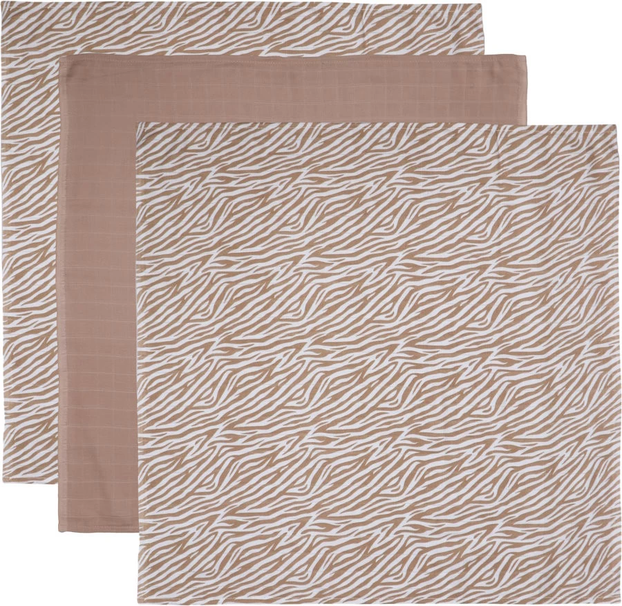 Blush & Blossom Zebra 70 X 70 Cm 6 Stuks Hydrofiel Luiers TR-BB443412 - Afbeelding 3