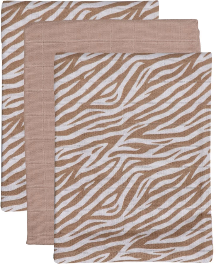 Blush & Blossom Zebra 70 X 70 Cm 6 Stuks Hydrofiel Luiers TR-BB443412 - Afbeelding 2