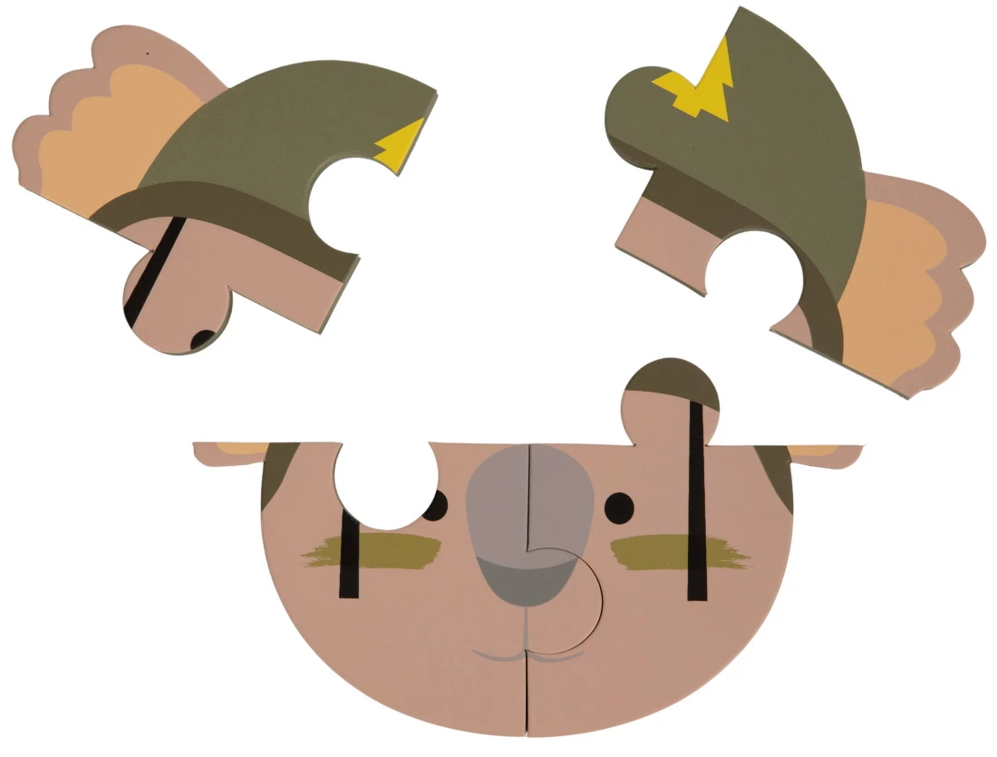 Bo Jungle B-Animal Aap Beer Koala 3 Stuks Puzzel B950010 - Afbeelding 7