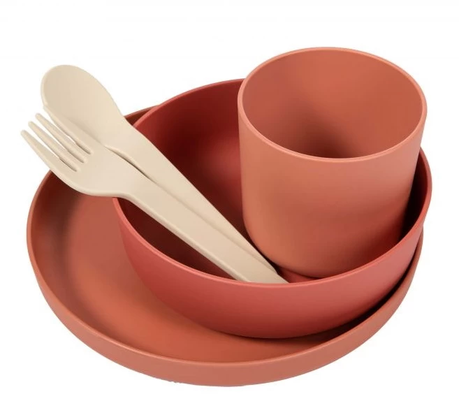 Bo Jungle B-Dinner Terracotta 5-delige Biologische Dinerset B551030
