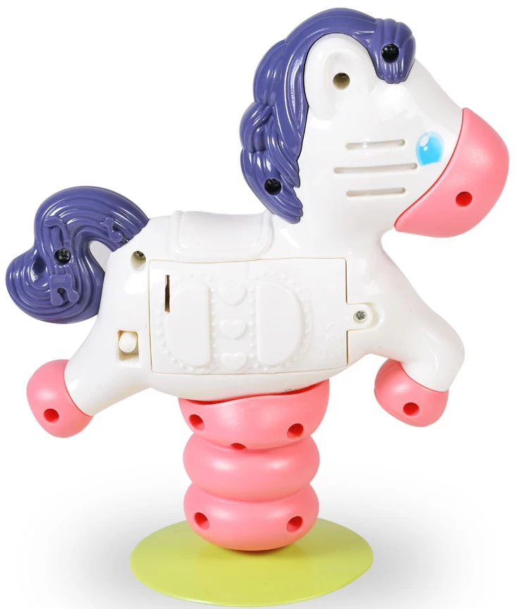 Cangaroo Baby Pony Met Licht Kinderstoel Speelgoed K999-138B - Afbeelding 2