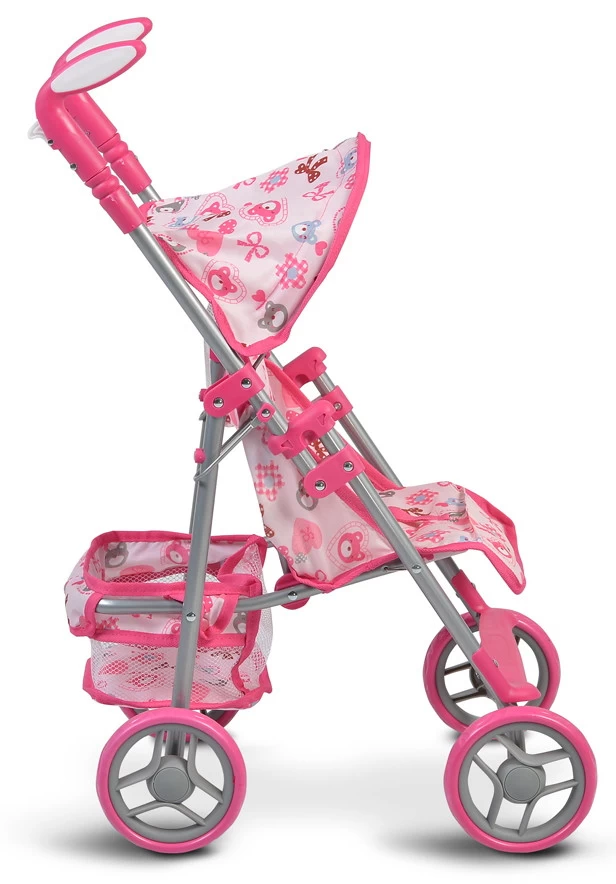 Cangaroo Flower Garden Pink Poppenbuggy - Afbeelding 4