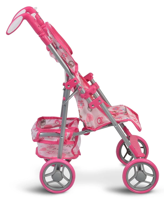 Cangaroo Flower Garden Pink Poppenbuggy - Afbeelding 6