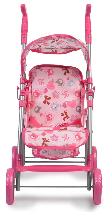 Cangaroo Flower Garden Pink Poppenbuggy - Afbeelding 2