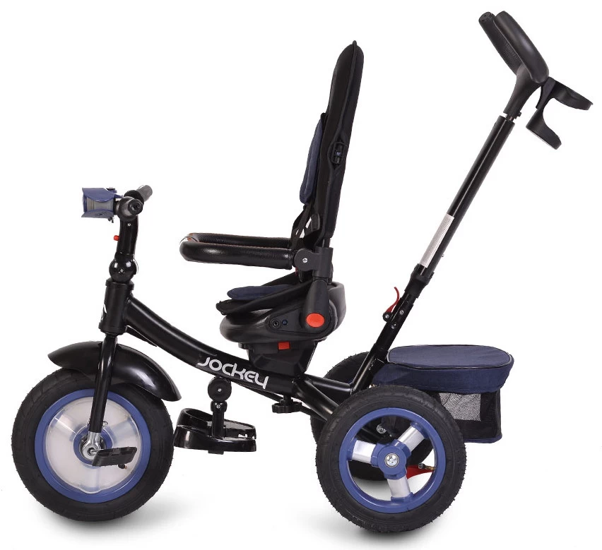 Cangaroo Jockey Trike Beige Stars Driewieler Met Duwstang En Zonnekap - Afbeelding 11