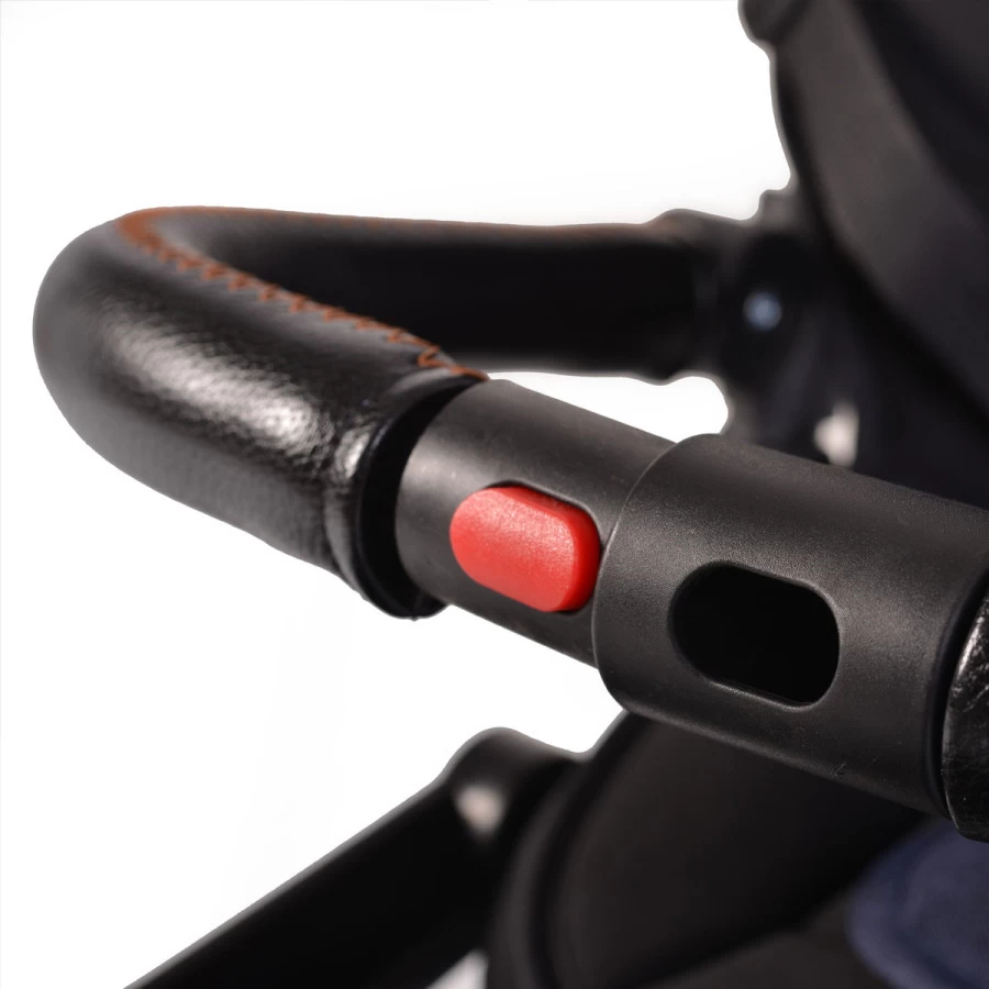 Cangaroo Jockey Trike Beige Stars Driewieler Met Duwstang En Zonnekap - Afbeelding 15