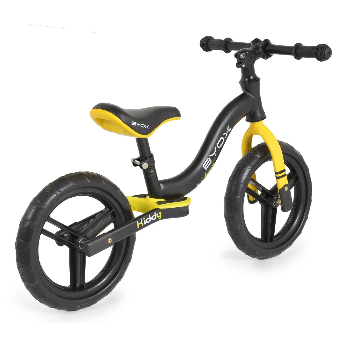 Cangaroo Kiddy Zwart/Geel Loopfiets 109567 - Afbeelding 3