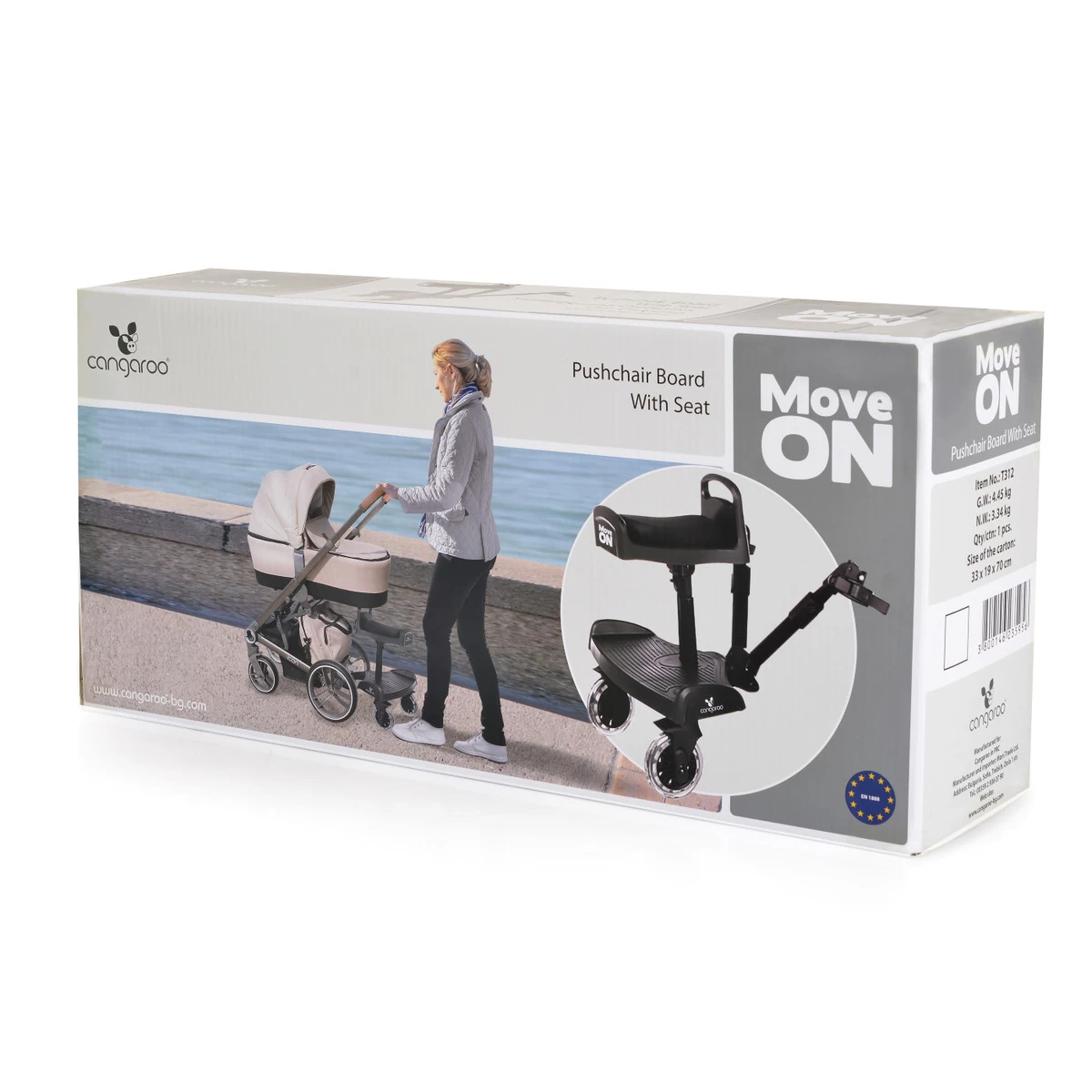 Cangaroo Move On Meerijdplankje Met Zitje 109554 - Afbeelding 10