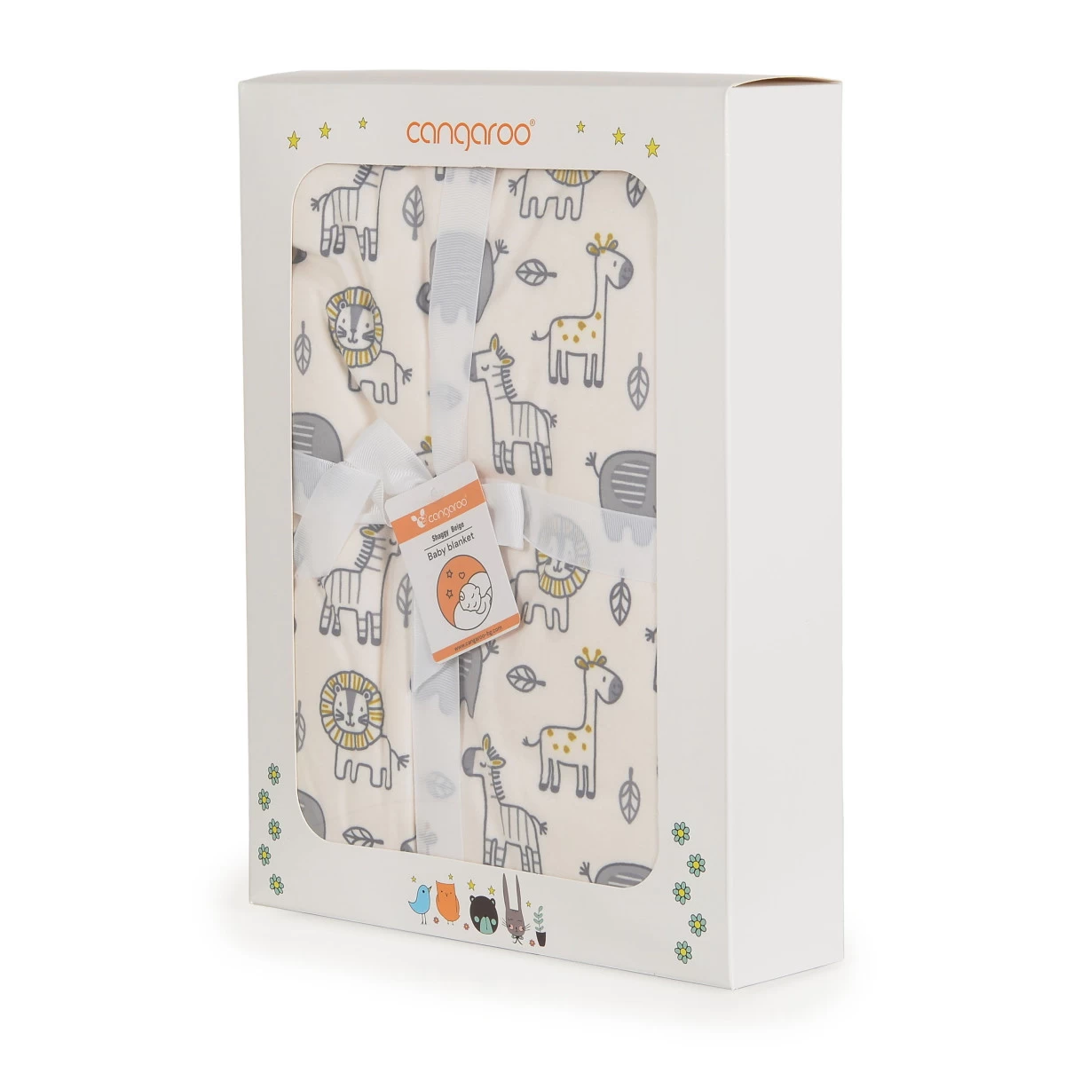 Cangaroo Shaggy Beige 75 X 105 Cm Wiegdeken 108060 - Afbeelding 2