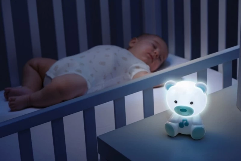 Chicco Dreamlight Bear Blue Nachtlampje Met Muziek C09830.20 - Afbeelding 3