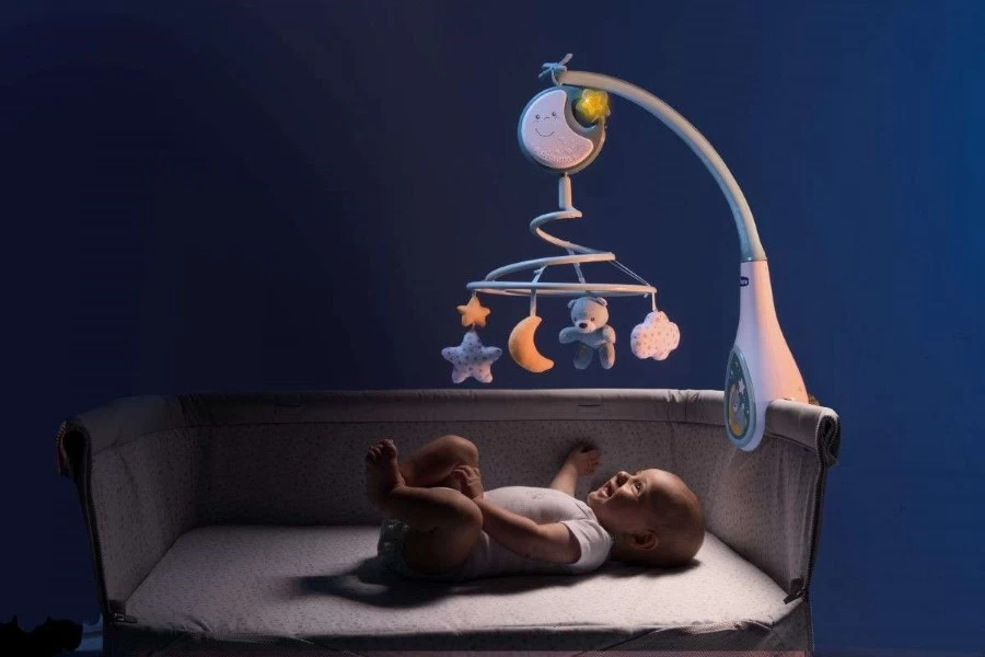 Chicco Next2Me Dreams Blue Muziekmobiel C07627.20 - Afbeelding 3