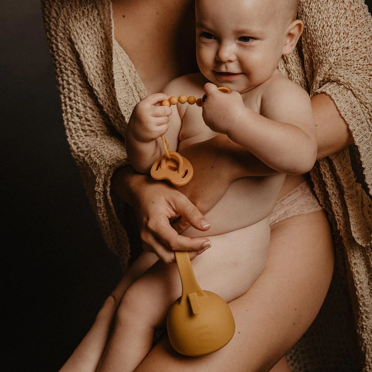 Suavinex Essence Soft Grey Silicone Speenhouder SXSEZ00081450 - Afbeelding 4