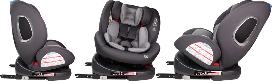 Ding Cruz Dark Grey 360° Isofix Autostoel 0-36kg DI-101920 - Afbeelding 4