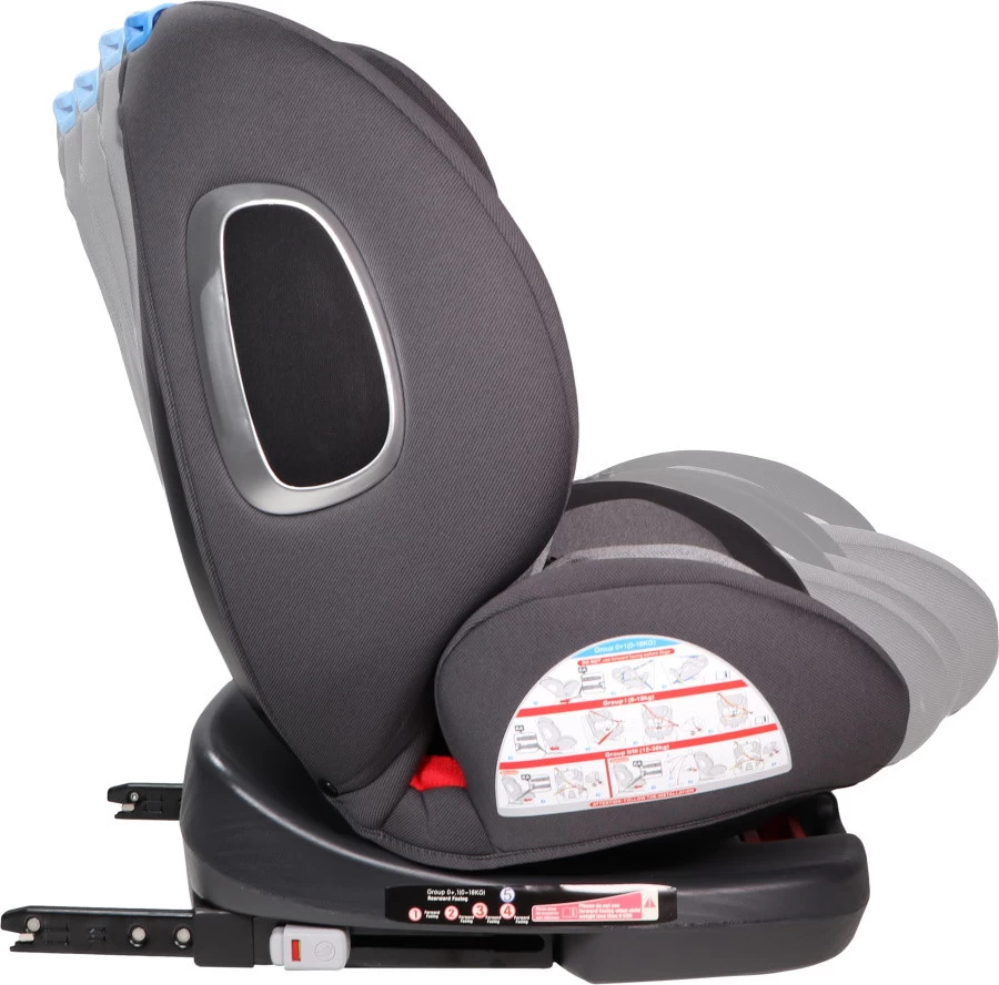 Ding Cruz Dark Grey 360° Isofix Autostoel 0-36kg DI-101920 - Afbeelding 2