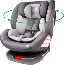 Ding Cruz Dark Grey 360° Isofix Autostoel 0-36kg DI-101920