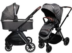 Ding Fenix Grey/Silver Kinderwagen DI-191703