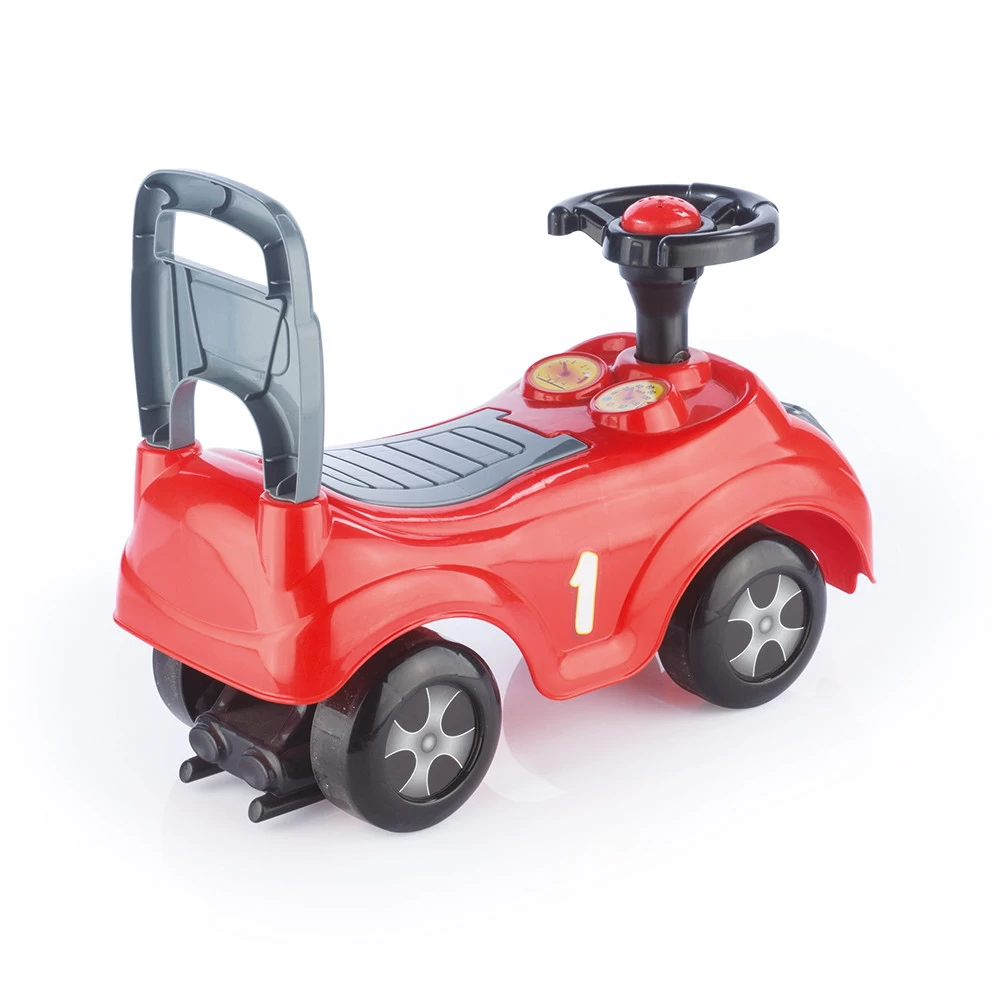 Dolu Sit 'n Ride Rood/Zwart Loopauto 8020 - Afbeelding 2