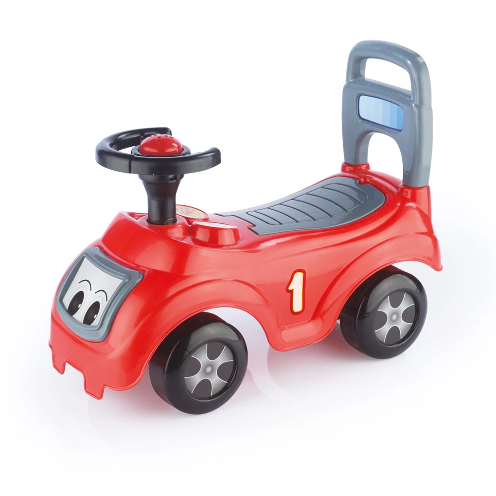 Dolu Sit 'n Ride Rood/Zwart Loopauto 8020