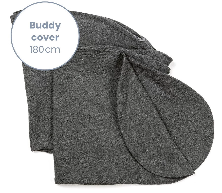 Doomoo Buddy Chine Anthracite Voedingskussenhoes BC B12 - Afbeelding 3