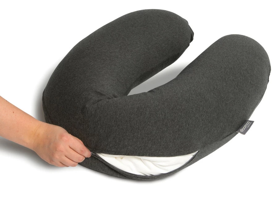 Doomoo Buddy Chine Anthracite Voedingskussenhoes BC B12 - Afbeelding 4