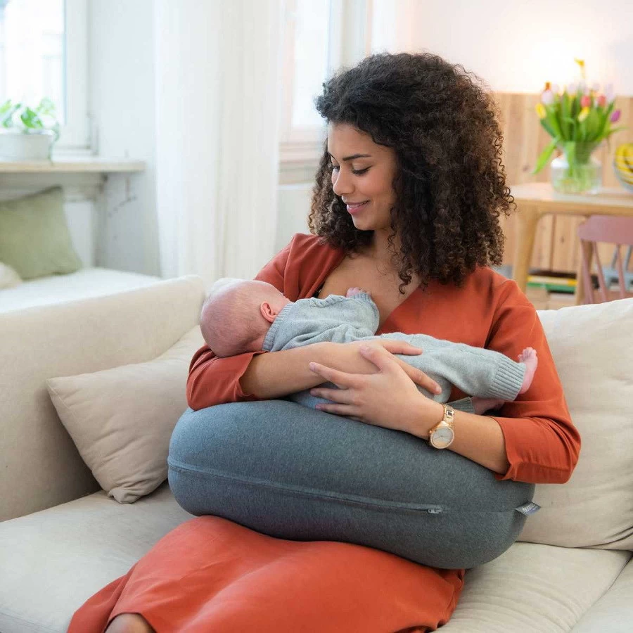 Doomoo Buddy Chine Anthracite Voedingskussenhoes BC B12 - Afbeelding 6