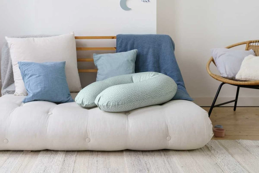 Doomoo Buddy Cloudy Kaki Voedingskussen B60 - Afbeelding 5