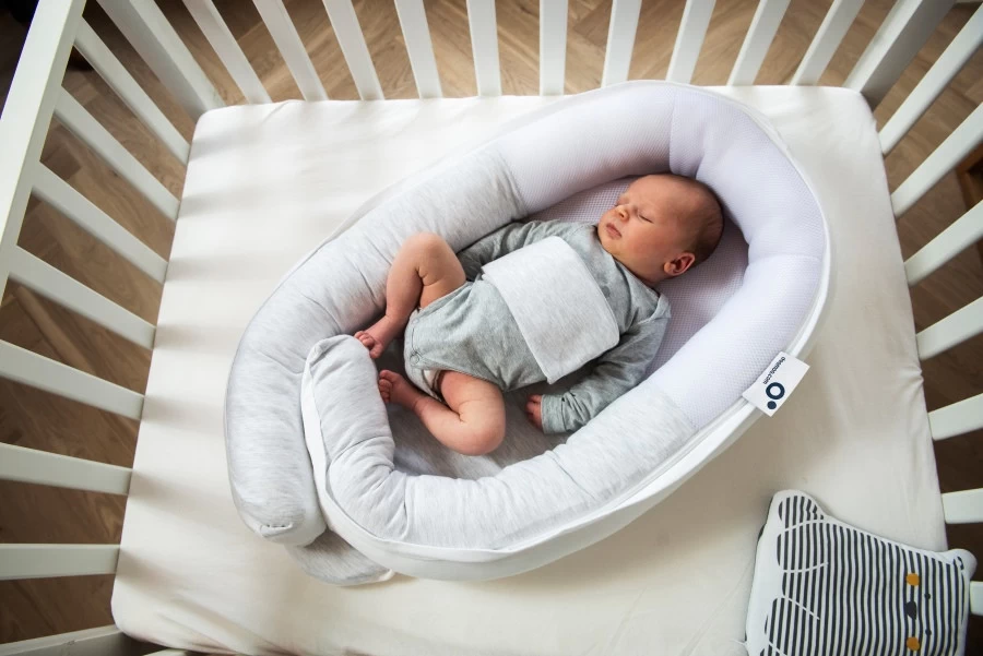 Doomoo Cocoon Chine White Babynest CO 05 - Afbeelding 2