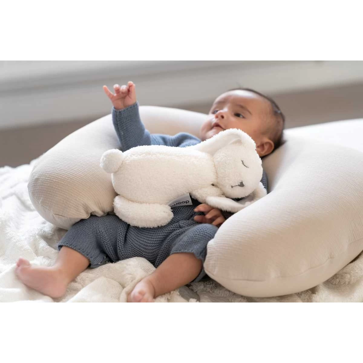 Doomoo Snoogy Milky Konijn Magnetronknuffel SY20 - Afbeelding 2