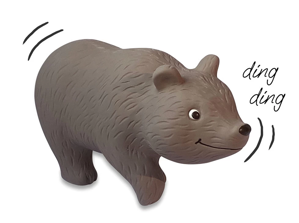 Filibabba Bertram The Bear Natuurrubber Bijtspeeltje FILI-BERTRTEETH_1_02214 - Afbeelding 4