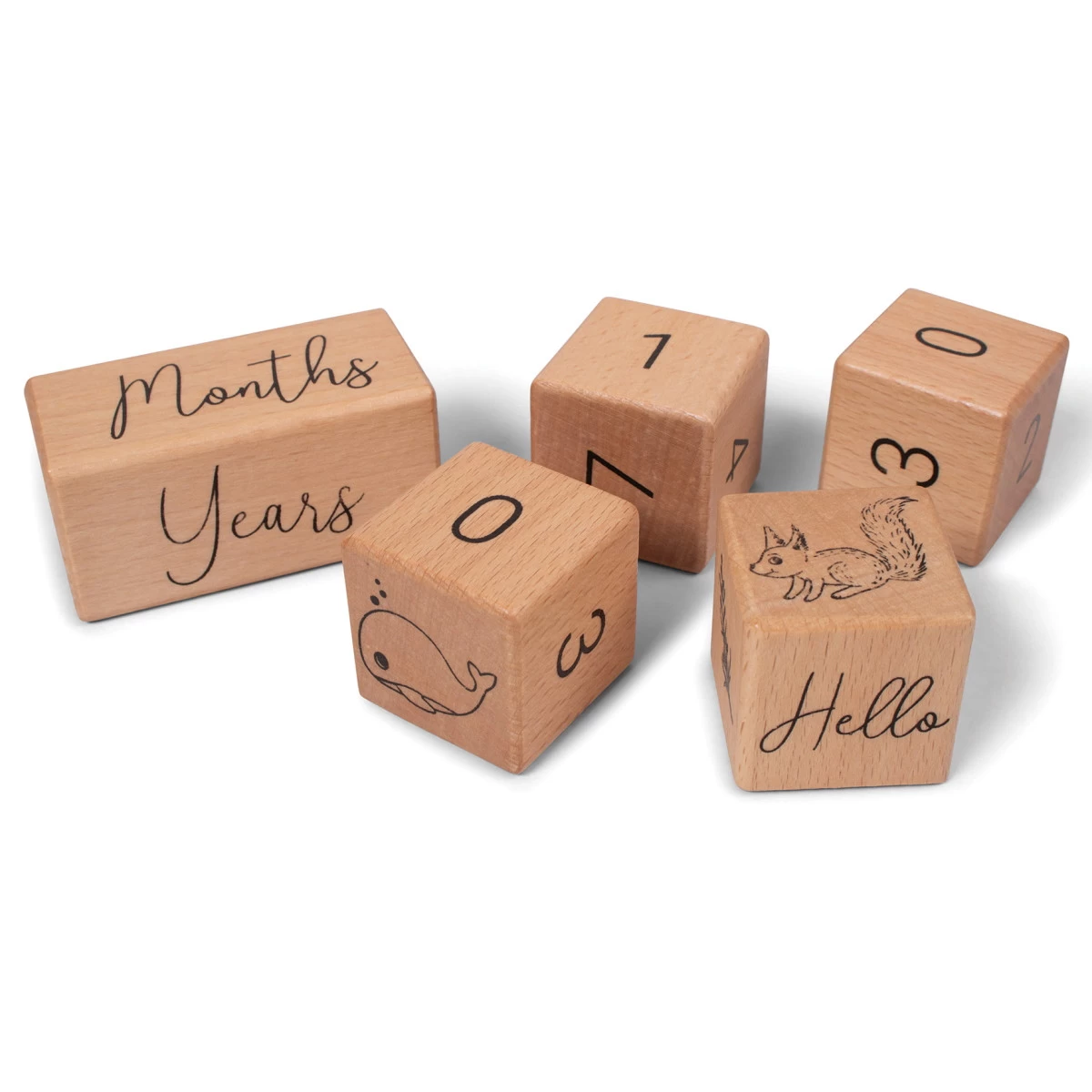 Filibabba Houten Mijlpaalblokken FILI-WOODBLOCK_1_02185 - Afbeelding 2