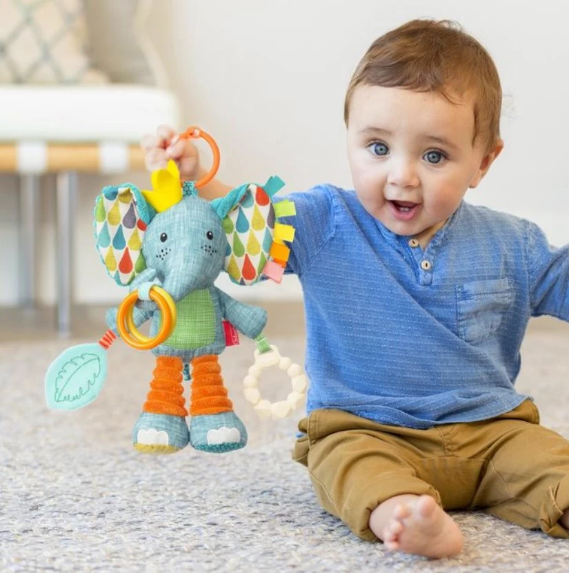 Infantino Go Gaga Playtime Pal Olifant Buggyspeeltje BK-216553 - Afbeelding 2