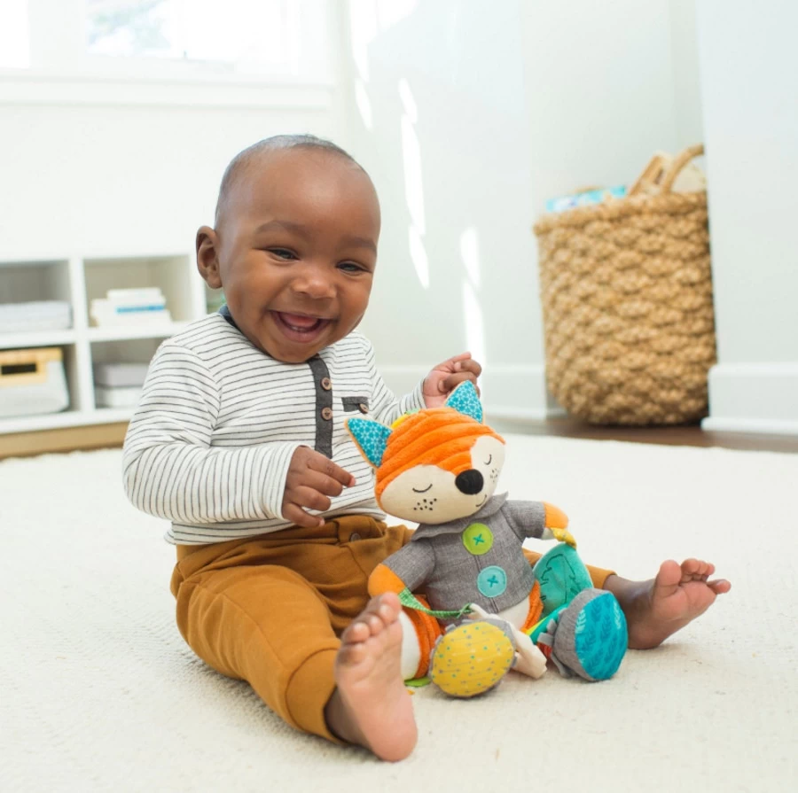 Infantino Go Gaga Playtime Pal Vos Buggyspeeltje BK-216311 - Afbeelding 3