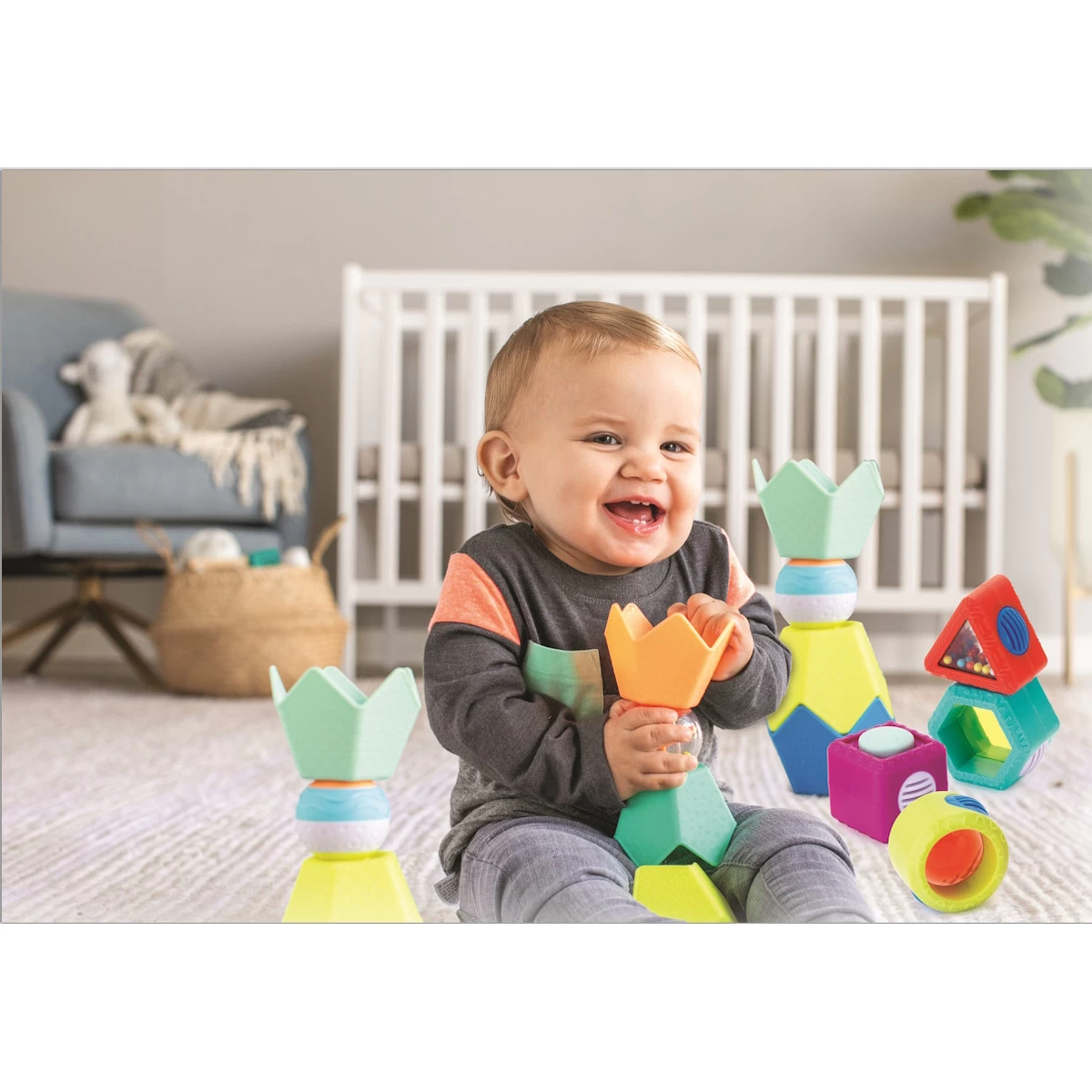 Infantino Balls Blocks & Cups Speelset BK-301057 - Afbeelding 3
