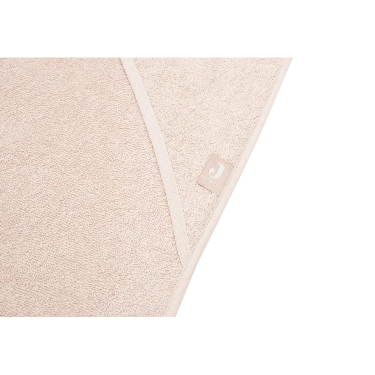 Jollein Pale Pink Badstof 100 X 100 Cm XL Badcape 534-836-00090 - Afbeelding 4