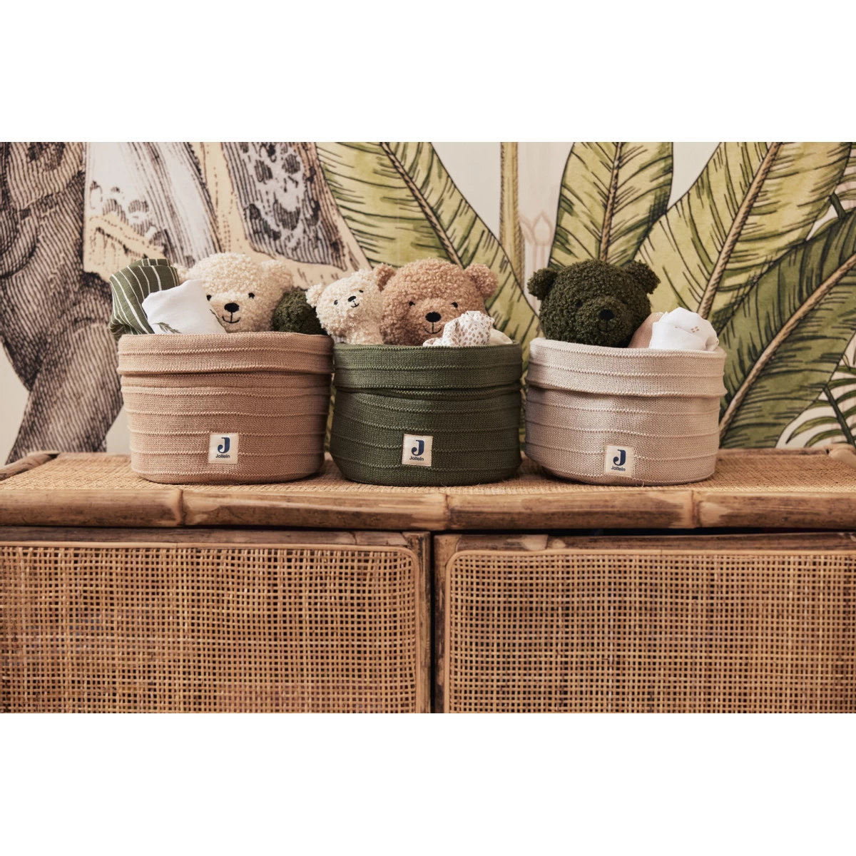 Jollein Pure Knit Leaf Green Commodemandje 580-001-67010 - Afbeelding 4