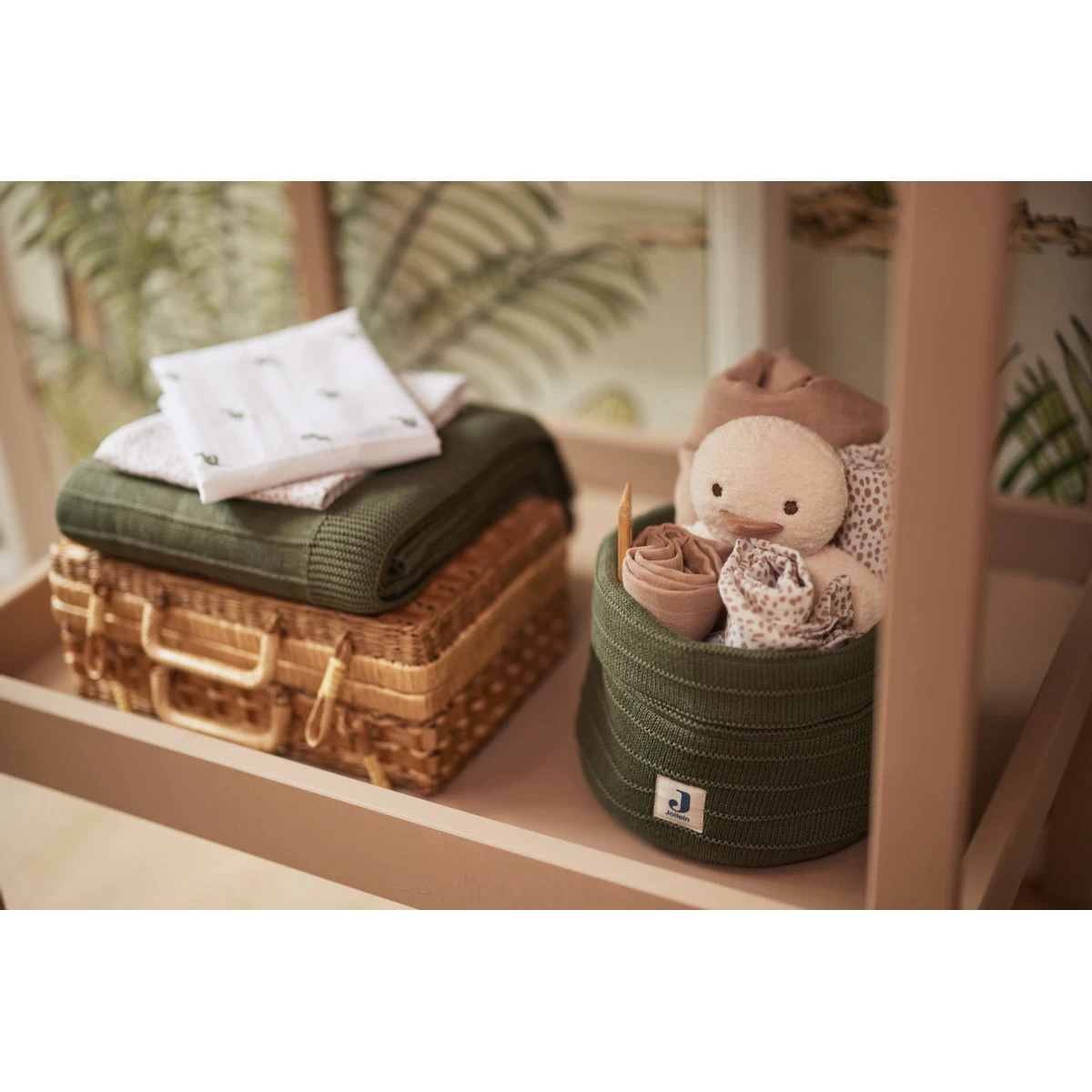 Jollein Pure Knit Leaf Green Commodemandje 580-001-67010 - Afbeelding 6