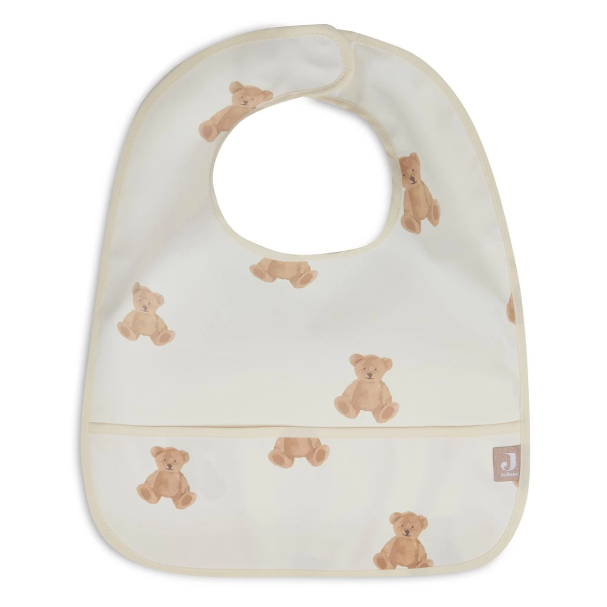 Jollein Teddy Bear 2-pack Waterproof Slabber 029-864-66095 - Afbeelding 2
