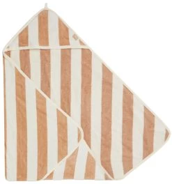 Jollein Terry Stripe Biscuit 75 X 75 Cm Badcape 534-514-67000