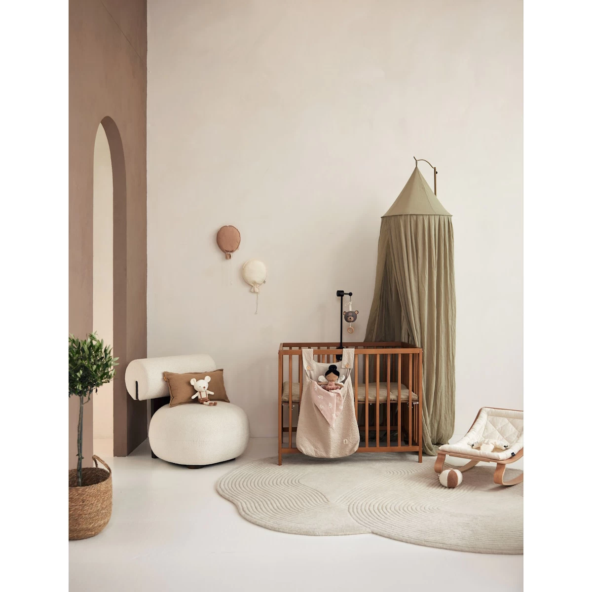 Jollein Vintage Olive Green 245 Cm Klamboe 002-005-67058 - Afbeelding 5