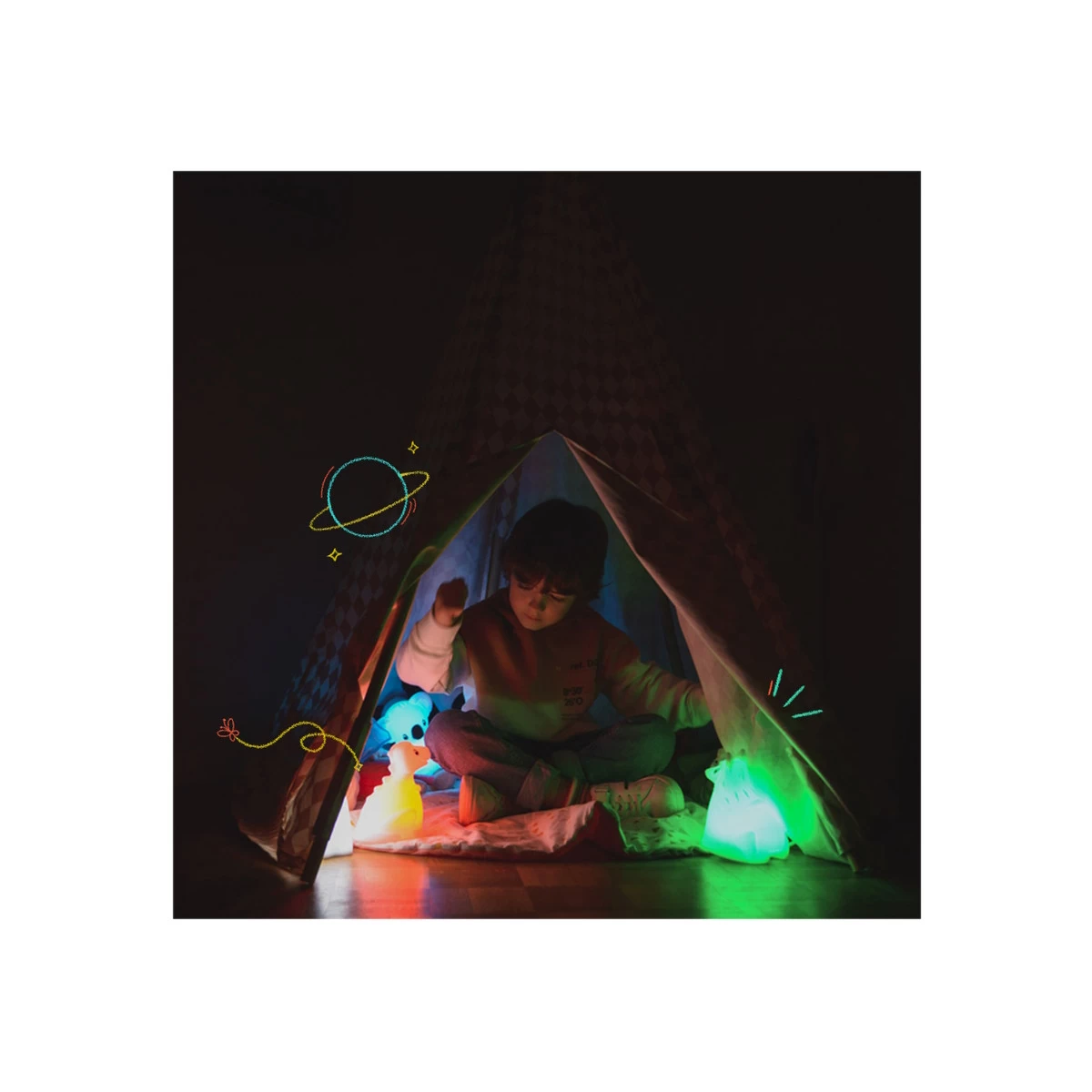 Kidywolf Kidynight Wolf Nachtlampje - Afbeelding 6