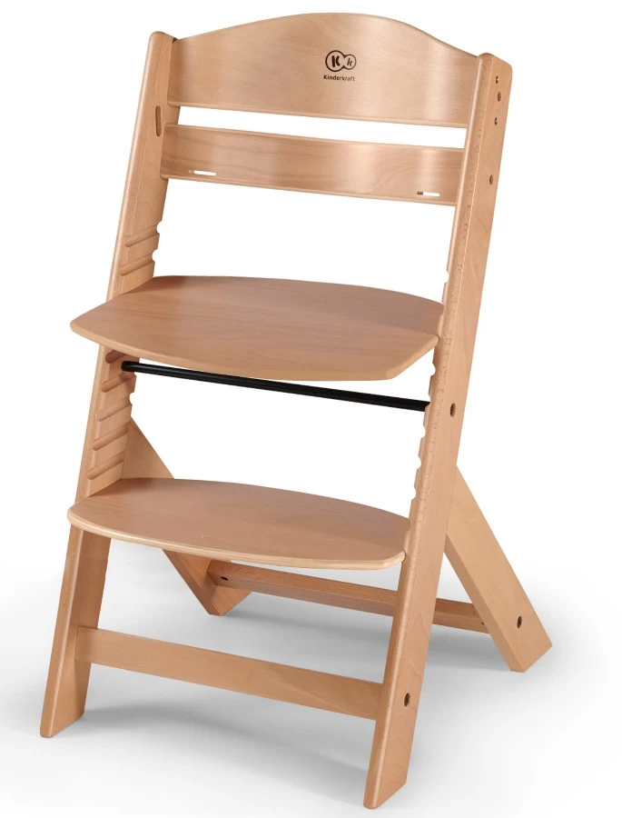 Kinderkraft Enock Naturel Houten Meegroei Kinderstoel KKKENOCNAT0000 - Afbeelding 2