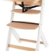 Kinderkraft Enock Wit/Naturel Houten Meegroei Kinderstoel KKKENOCWHT0000