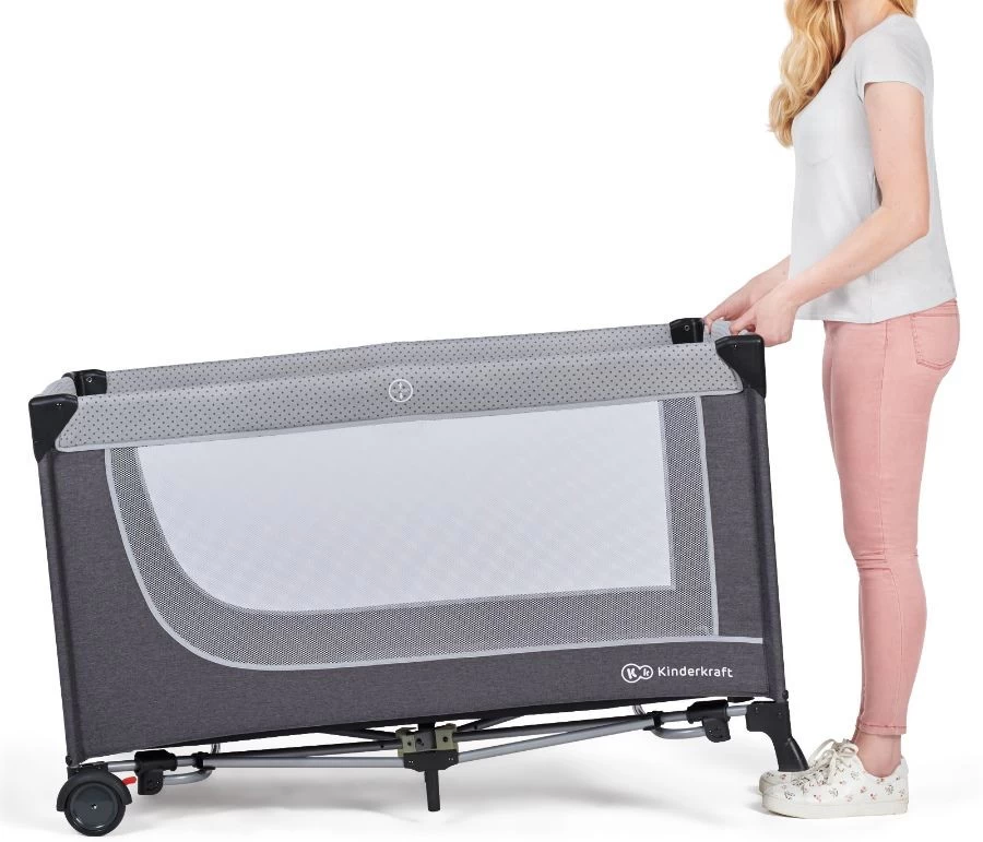 Kinderkraft Leody Pink Campingbed Met Accessoires KCLEOD00PNK00AC - Afbeelding 7