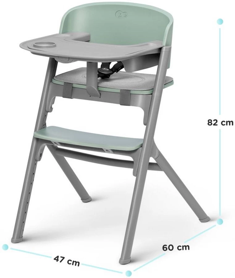 Kinderkraft Livy Olive Green 4-in-1 Meegroeistoel KHLIVY00GRE0000 - Afbeelding 5