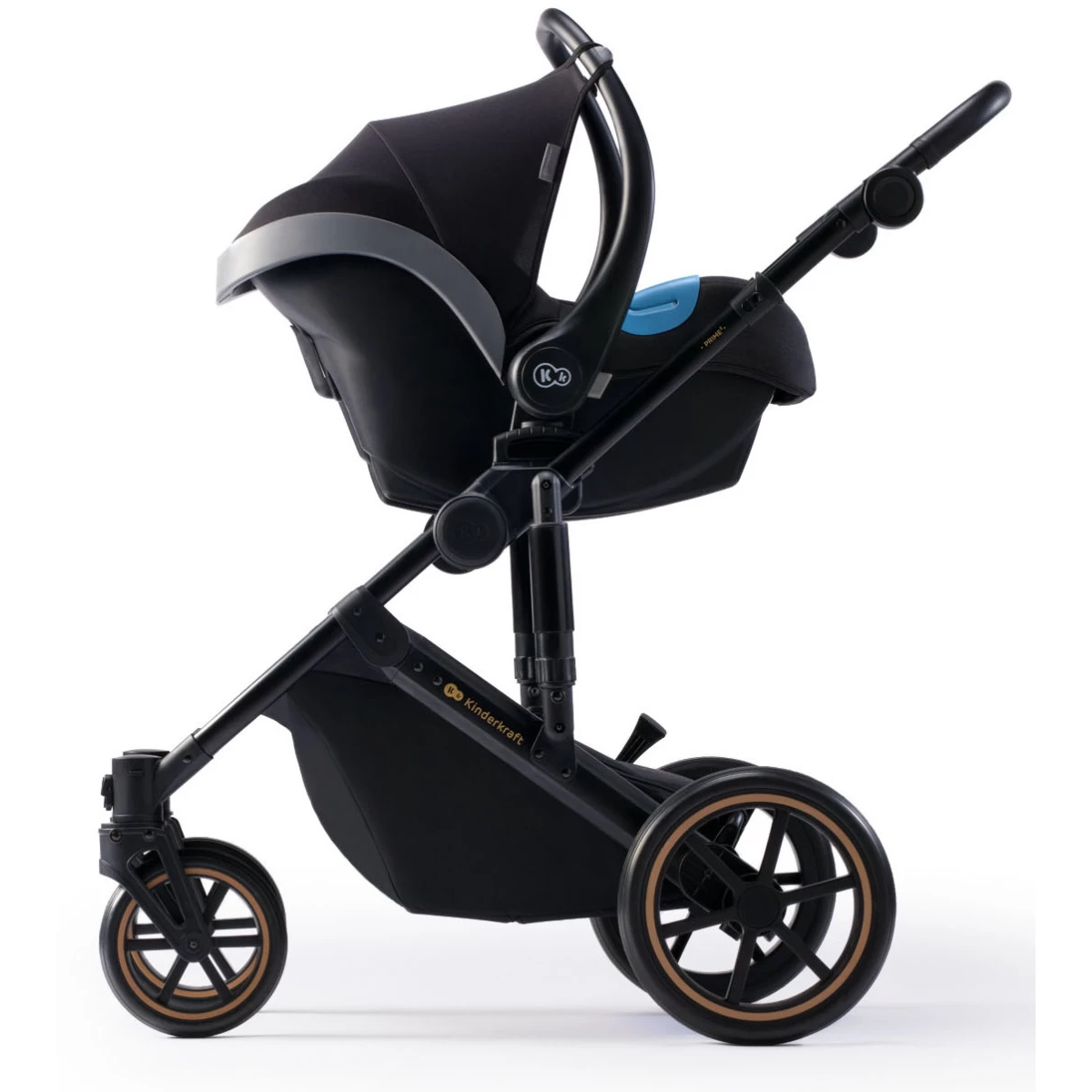 Kinderkraft Prime 2 Venezian Black 3-in-1 Kinderwagen Incl. Autostoel KSPRIM02BLK3000 - Afbeelding 5
