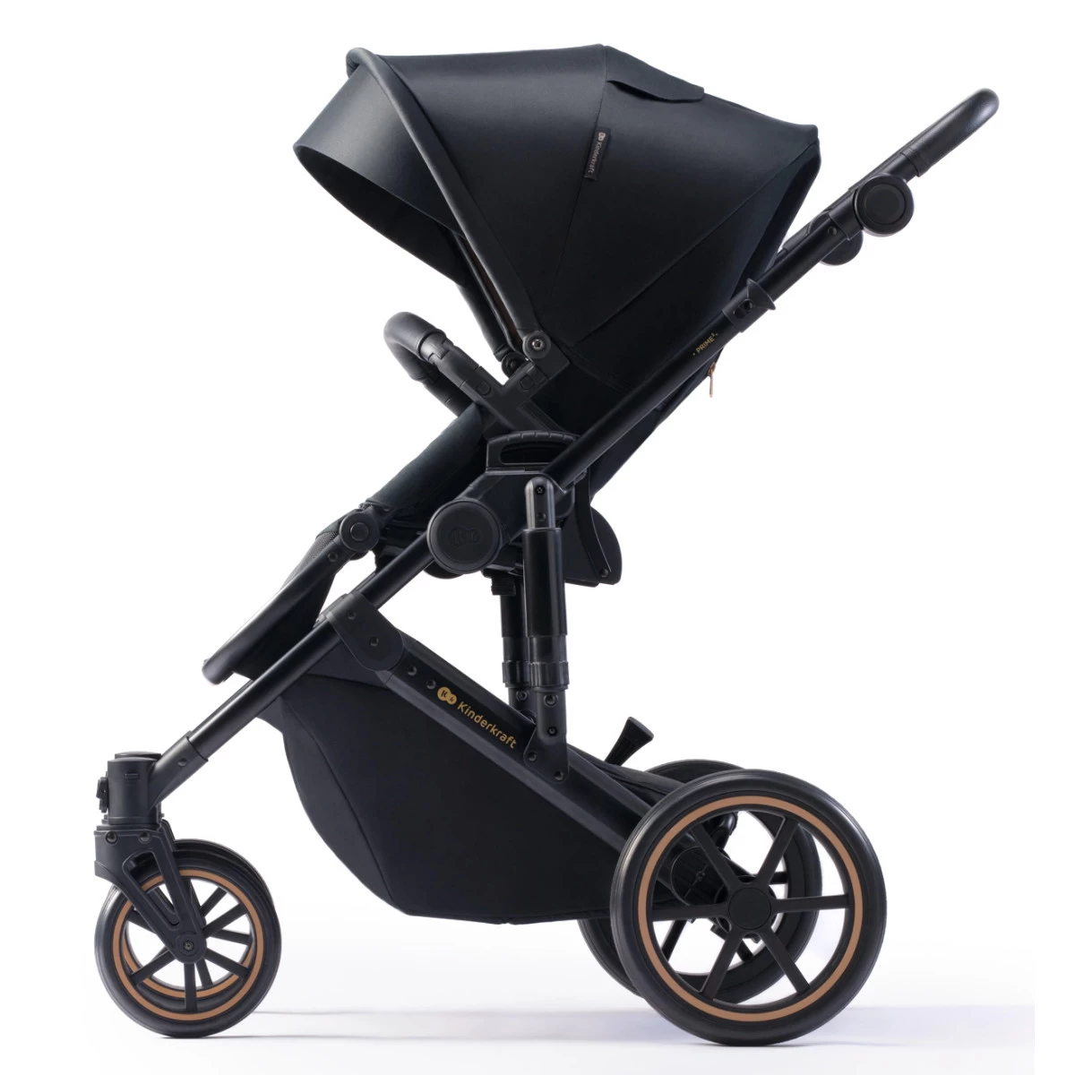 Kinderkraft Prime 2 Venezian Black 3-in-1 Kinderwagen Incl. Autostoel KSPRIM02BLK3000 - Afbeelding 3