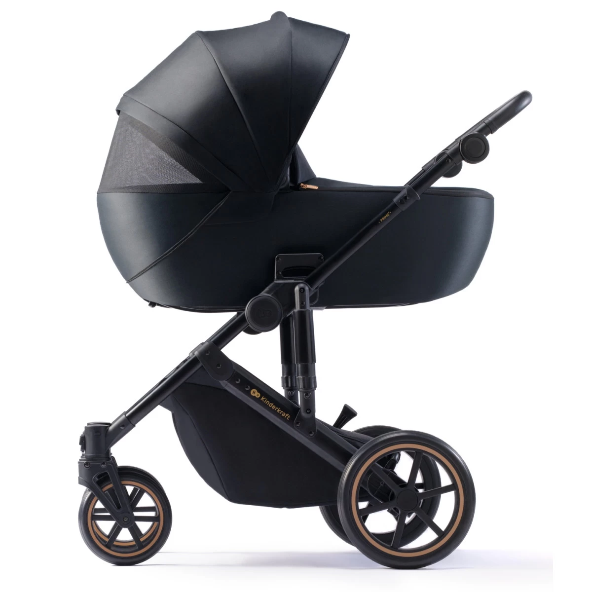 Kinderkraft Prime 2 Venezian Black 3-in-1 Kinderwagen Incl. Autostoel KSPRIM02BLK3000 - Afbeelding 2