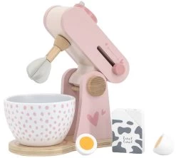 Label Label Roze Houten Keukenmixer LLWT-24937